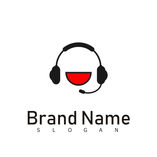 Casque logo chat technologie personnes logo symbole de la musique