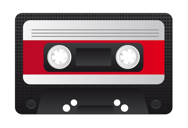 Cassette audio rétro