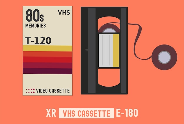 Cassette VHS avec bobine