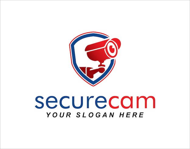 cctv caméra espion logo icône symbole emblème modèle moderne vecteur illustration design sécurité maison