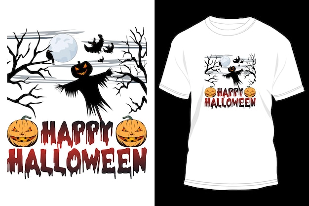 Ceci Est Une Illustration Et Un Vecteur De Conception De T-shirt Halloween De Haute Qualité