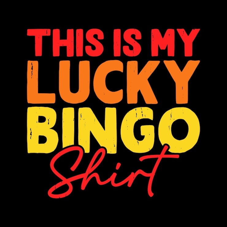 Vecteur ceci est ma chemise de bingo chanceux joueur de bingo drôle casino loterie rétro design de chemise de bingo vintage