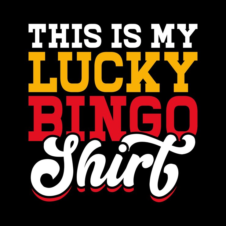 Vecteur ceci est ma chemise de bingo chanceux joueur de bingo drôle casino loterie rétro dessins de chemise de bingo vintage