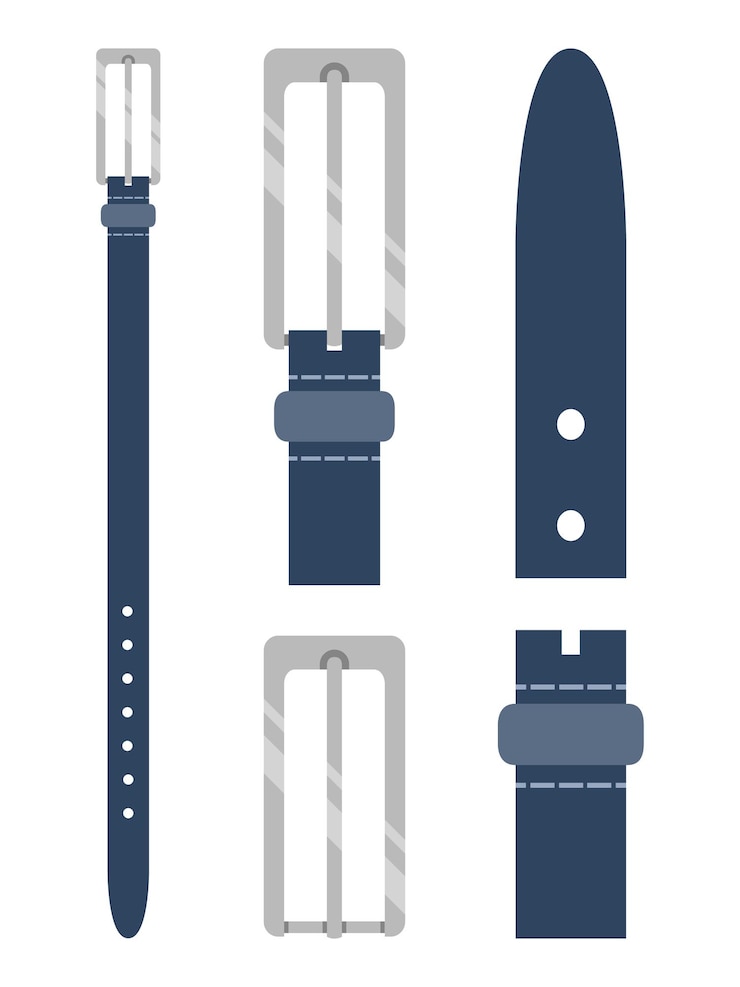 Vecteur ceinture pantalon vector illustration sur fond blanc
