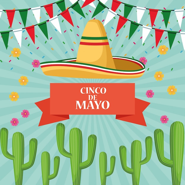 Célébration Du Cinco De Mayo Au Mexique