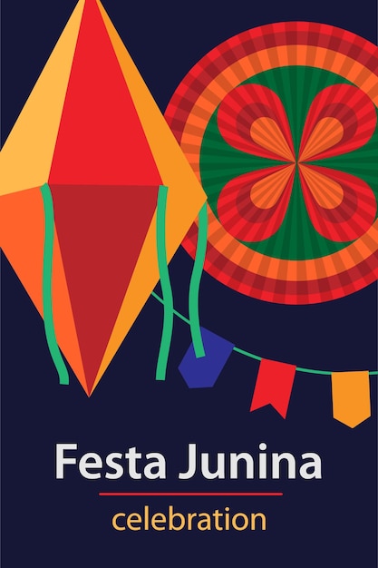 Vecteur célébration de la fête junina