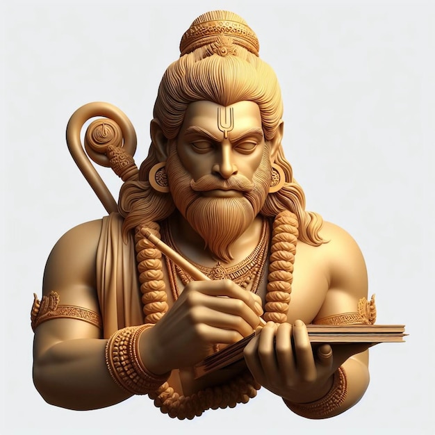 Vecteur célèbre la naissance du seigneur hanuman joyeux vecteur de hanuman jayanti