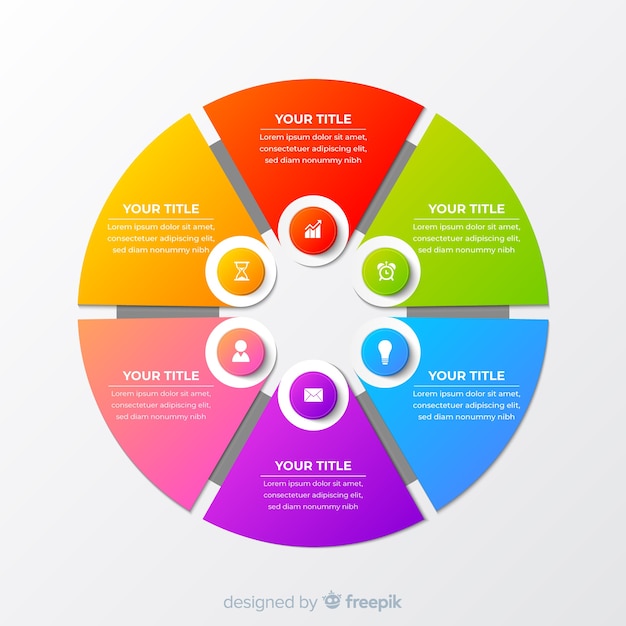 Cercle infographique