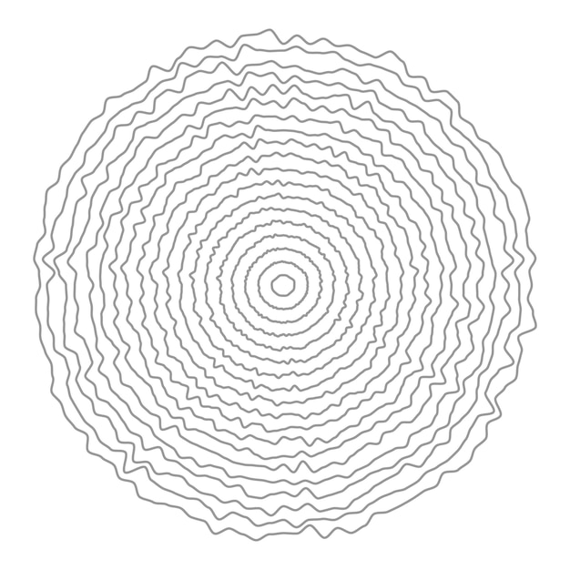 Vecteur un cercle avec des lignes brisées modèle pour imprime arrière-plans décorations design d'intérieur et idées créatives