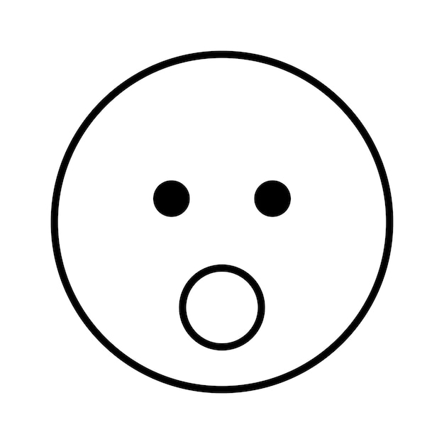 un cercle noir et blanc avec un point noir dessus