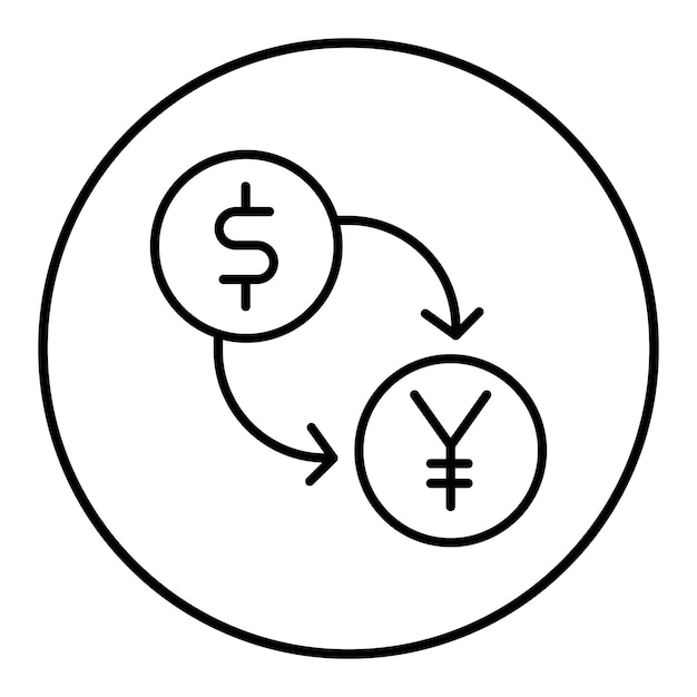 Un Cercle Avec Un Signe Dollar Qui Dit Dollar