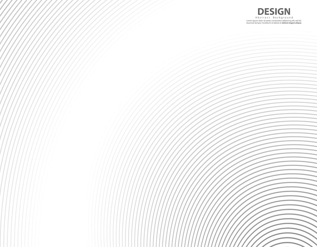 Cercle vectoriel abstrait fond noir à demi-tonne Design de motif de ligne rétro gradient Graphique monochrome Cercle pour l'illustration vectorielle des ondes sonores