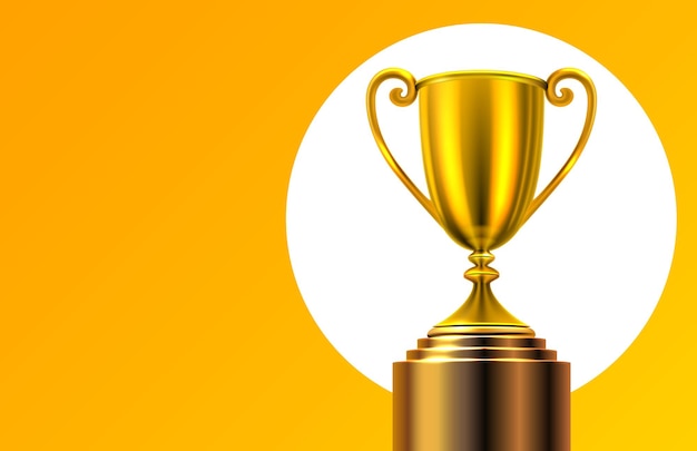 Cérémonie de remise des prix coupe d'or prix d'or scène de l'événement cérémonie de l'étoile illustration vectorielle