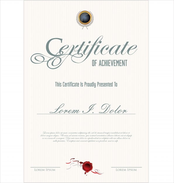 certificat