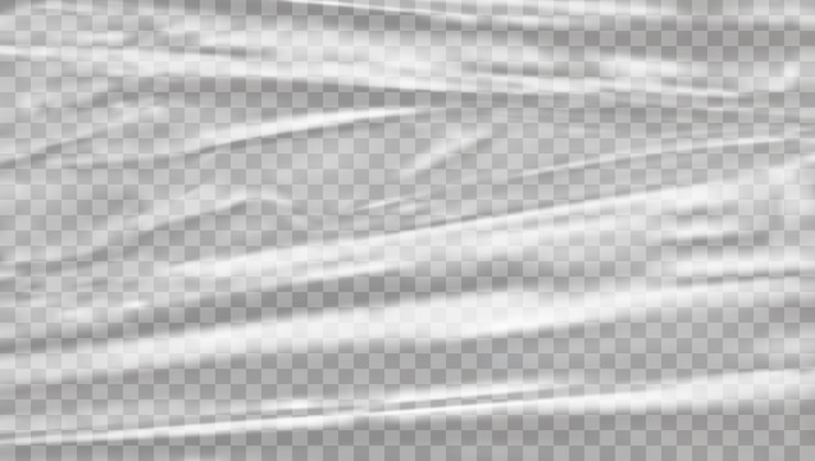 Vecteur chaîne en plastique polyéthylène transparent
