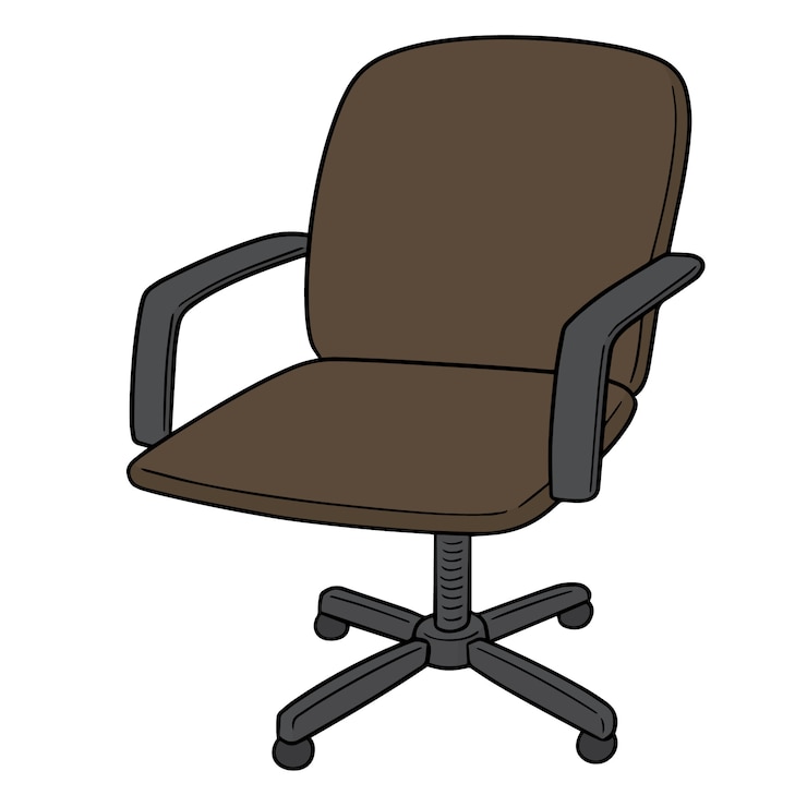 Vecteur chaise de bureau