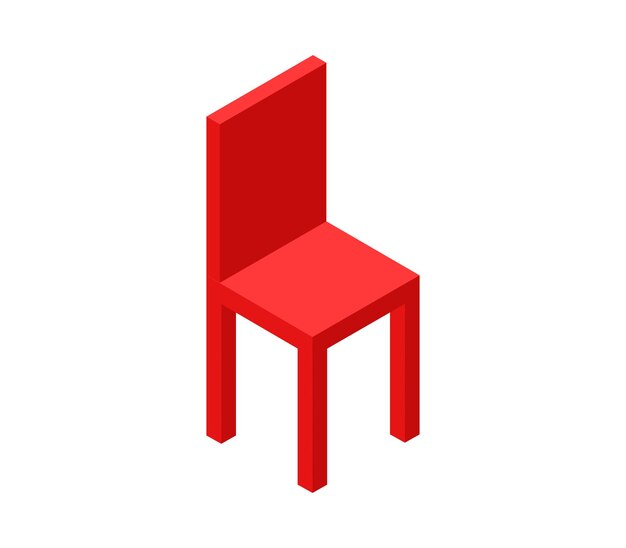 Chaise isométrique