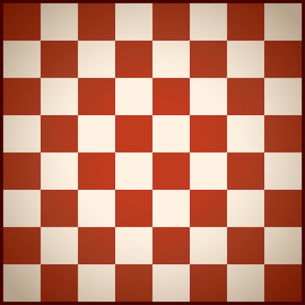 Vecteur champ d'échecs rouge