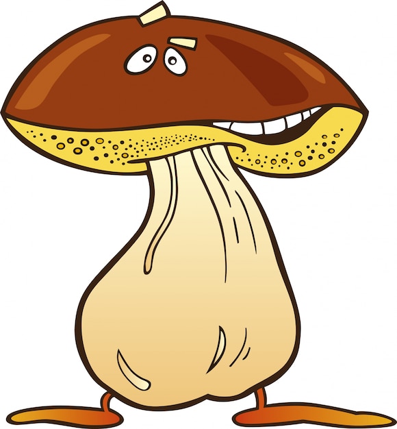 Champignon De Dessin Animé