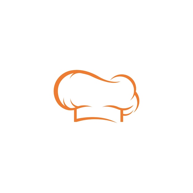 Chapeau chef logo template vecteur