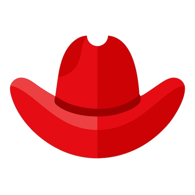 Le chapeau de cow-boy rouge