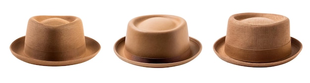 Vecteur chapeau fedora pour ensemble vectoriel homme