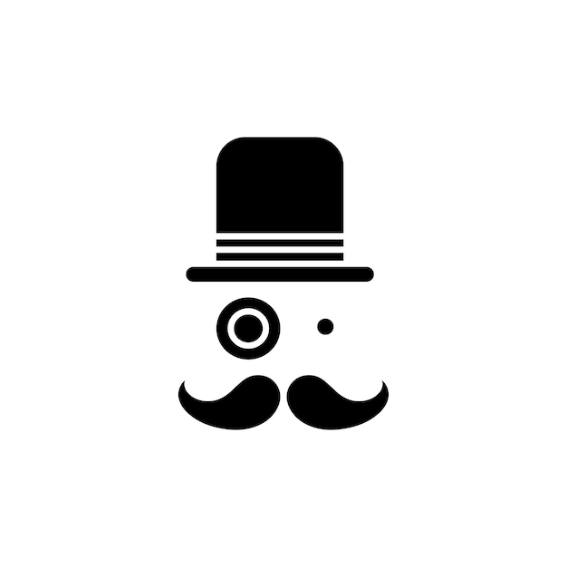 Chapeau Moustache Icône