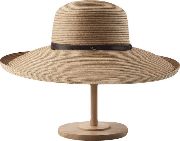 Vecteur chapeau de paille