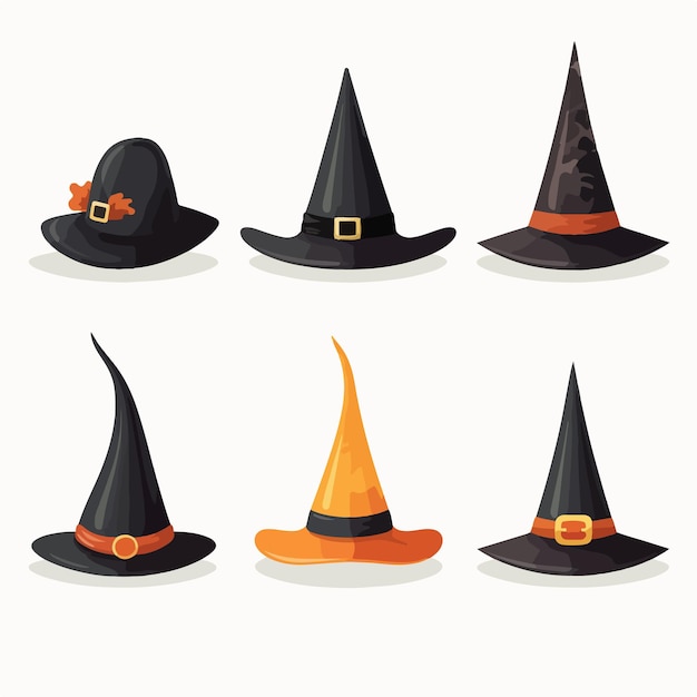Chapeau de sorcière d'Halloween classique Ambiance d'automne AI Generation