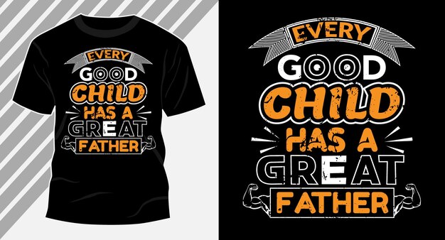 Chaque Vecteur De Conception De Tshirt Great Father