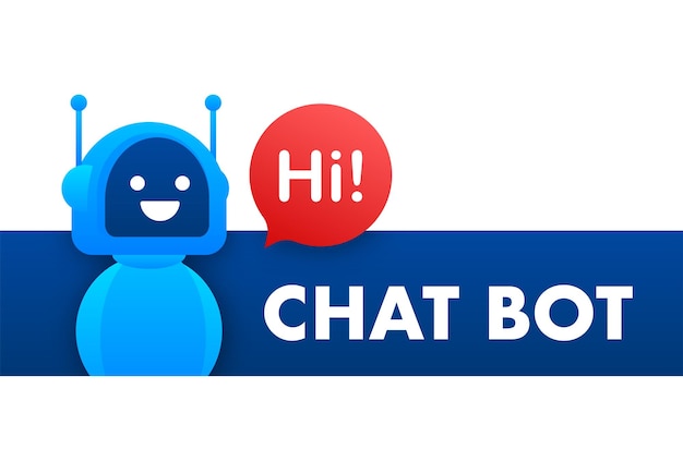 Chat Bot Utilisant Un Ordinateur Portable Robot Assistance Virtuelle Du Site Web Ou Des Applications Mobiles