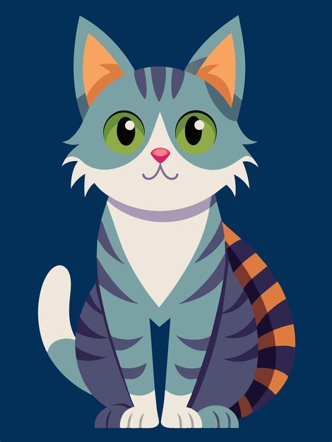 un chat avec un collier qui dit " le chat "