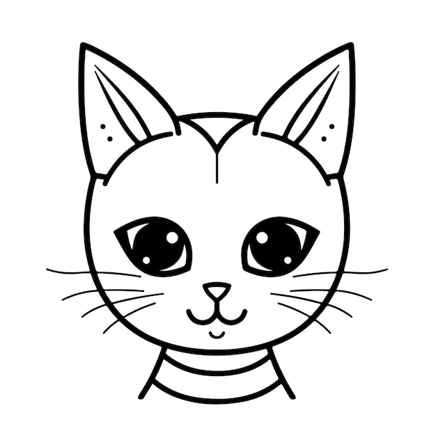 Chat Femmes Coloriage Jour De Dessin Au Trait