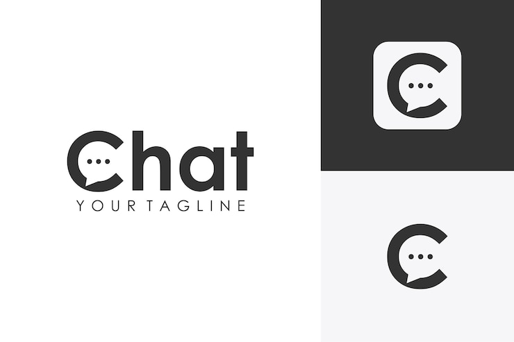 Vecteur chat logo icône vecteur concept isolé