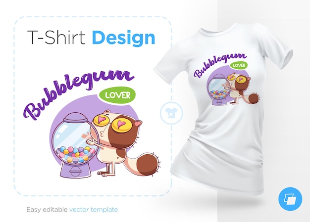 Chat Sweettooth Impression Sur T-shirts Sweat-shirts étuis Pour Téléphones Portables Souvenirs