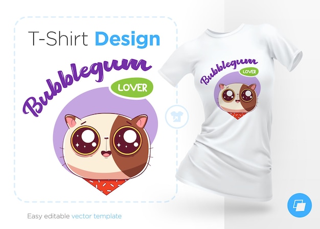 Chat Sweettooth Impression Sur T-shirts Sweat-shirts étuis Pour Téléphones Portables Souvenirs