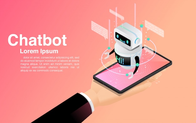 Chatbot, Discuter Avec L'application Chatbot, Technologie Chatbot Et Centre D'aide En Ligne,