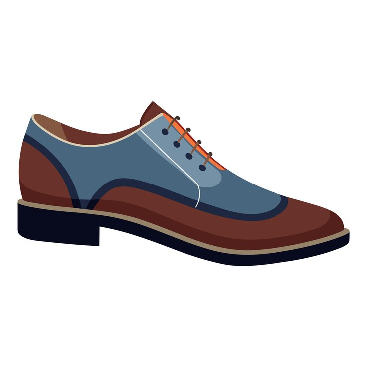 Vecteur des chaussures en cuir oxford