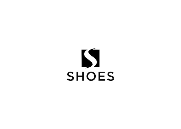 Chaussures Logo Design Illustration Vectorielle