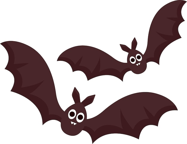 Chauves-souris souriantes pour Halloween