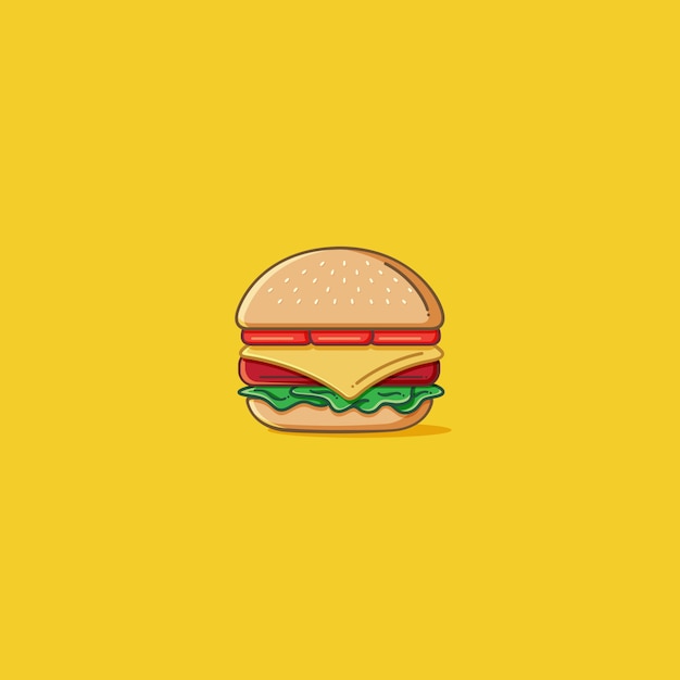 Vecteur cheeseburger