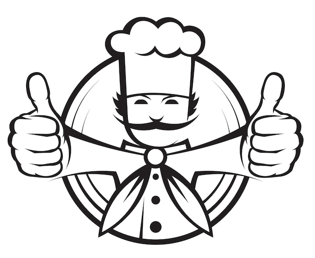 Chef à Grosse Moustache