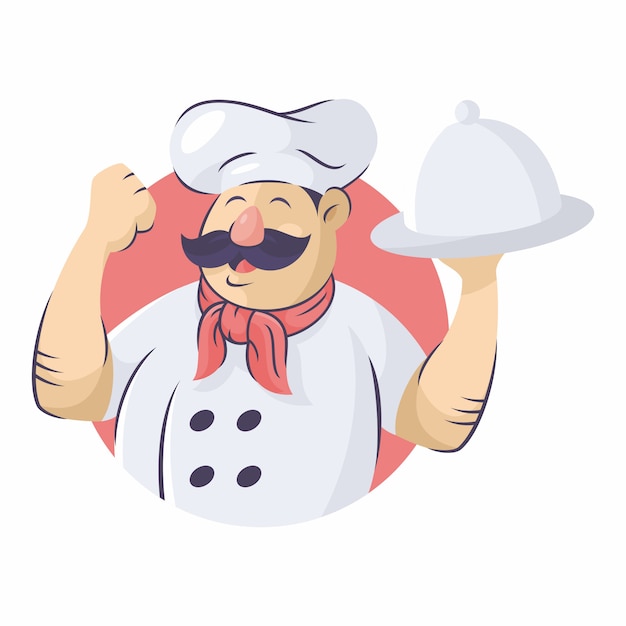 Chef Icône Vector Illustration