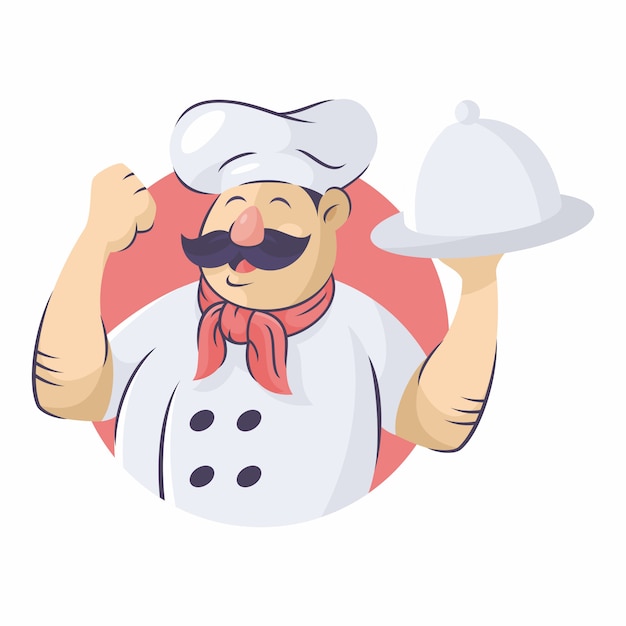 Vecteur chef icône vector illustration