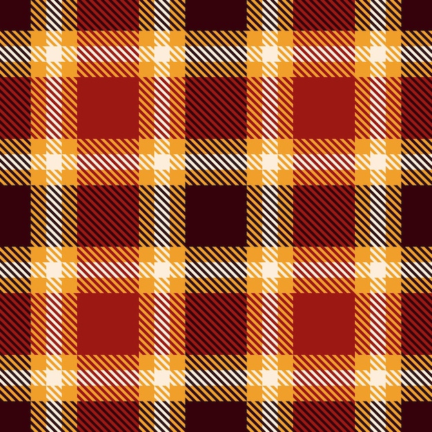 Chemise de flanelle tartan à carreaux de fond sans couture vecteur de tuiles à la mode