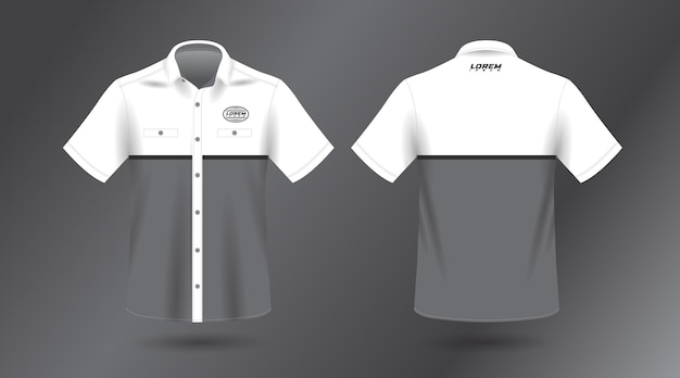 chemise de travail à manches courtes