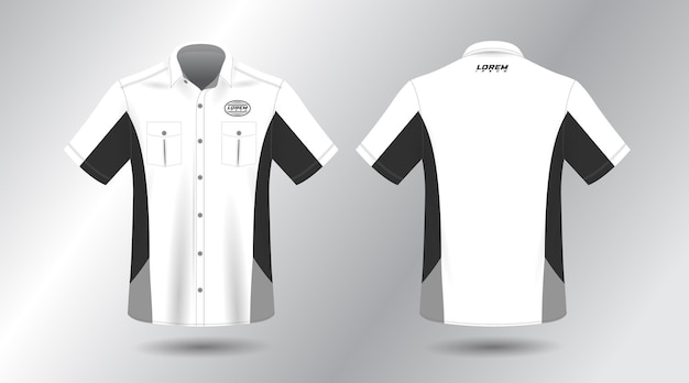 chemise de travail à manches courtes