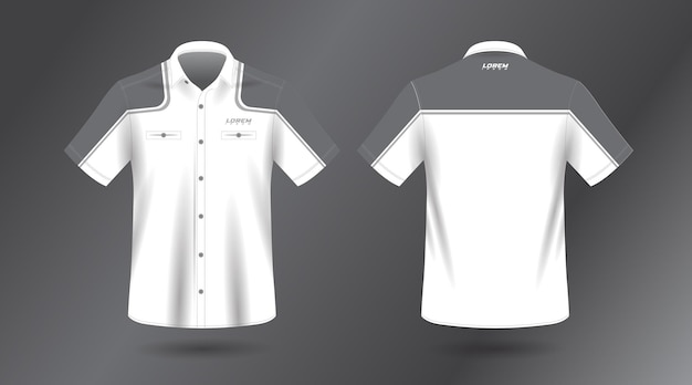 chemise de travail à manches courtes