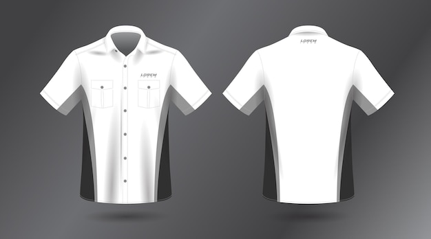 chemise de travail à manches courtes