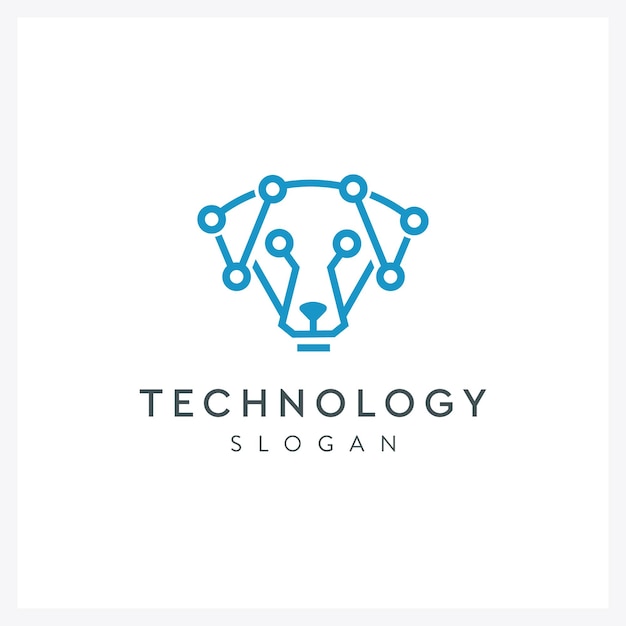 Chien Crypto Pour Le Logo De L'entreprise Technologique